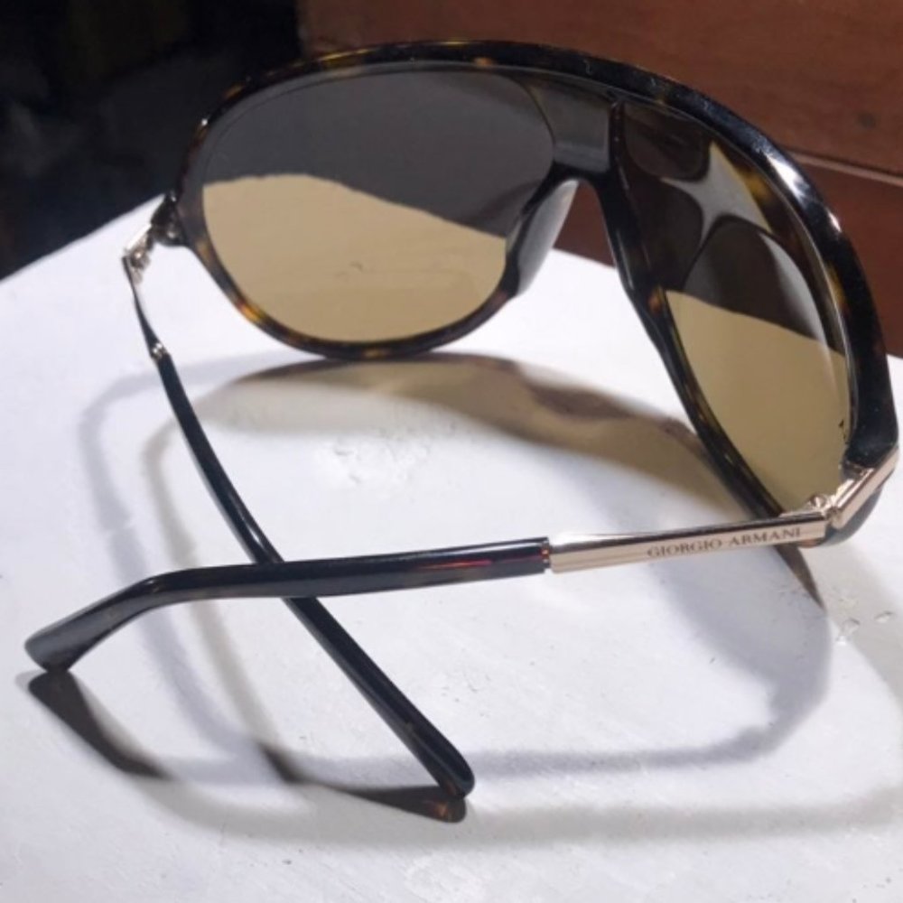 giorgio armani shield/goggle italian sunglasses